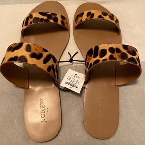J.Crew Leopard sandals